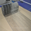 Stainless steel wire mesh conveyor belt with ladder